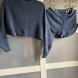 Blue Nasty Gal lounge set
